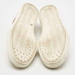 مملوكة مسبقًا Tod's Brown Suede Slip On Sneakers Size 42 