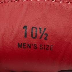 Pre Owned Tod's For Ferrari Beige Leather Gommino Driving Loafers Size 45