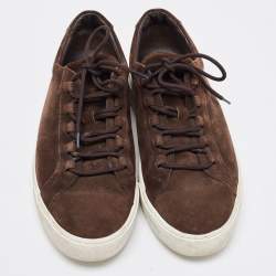 Tod's Brown Suede Low Top Sneakers Size 41
