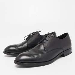 Pre Owned Tod's Black Leather Lace Up Derby Size 42