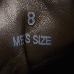 Pre Owned Tod's Brown Leather Low Top Sneakers Size 42