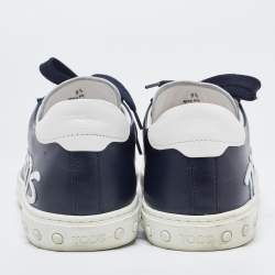 Tod's Blue Leather Low Top Sneakers Size 44