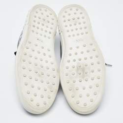 Tod's Blue Leather Low Top Sneakers Size 44