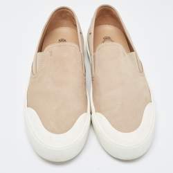 Tod's Brown Nubuck Leather Slip on Espadrille Loafers Size 43