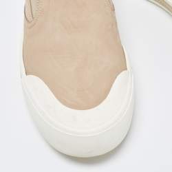 Tod's Brown Nubuck Leather Slip on Espadrille Loafers Size 43