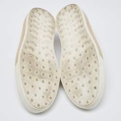 Tod's Brown Nubuck Leather Slip on Espadrille Loafers Size 43