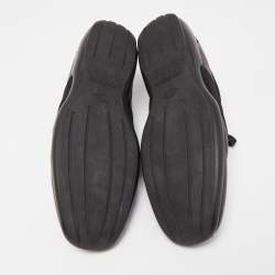 Tod's For Ferrari Black Suede And Leather Sneakers Size 45.5