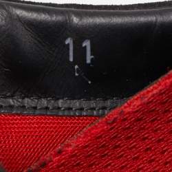 Tod's For Ferrari Black Suede And Leather Sneakers Size 45.5