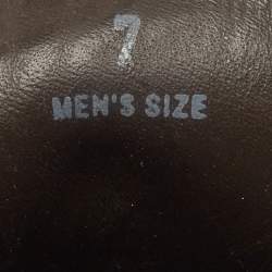 Pre Owned Tod's Brown Leather Slip On Loafers Size 41