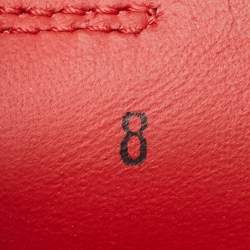 مملوكة مسبقًا Tod's By Ferrari Red Suede Penny Slip On Loafers Size 42