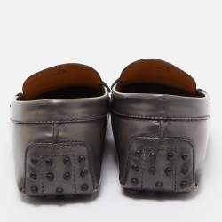 Tod's Light Brown Leather Slip On Loafers Size 41.5