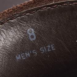 Tod's Brown Leather Bow Slip On Loafers Size 42