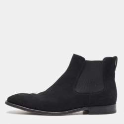 Tod's Black Suede Ankle Boots Size 39.5