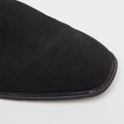 Tod's Black Suede Ankle Boots Size 39.5