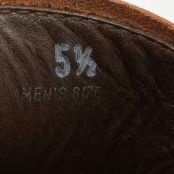 Pre Owned Tod's Brown Leather Slip On Loafers Size 39