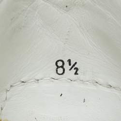 Pre Owned لوفرز تودز سليب أون جلد أبيض مقاس 42.5