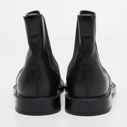 Tod's Black Leather Ankle Length Boots Size 43