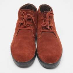 Tod's Brown Suede Chukka Ankle Boots Size 43