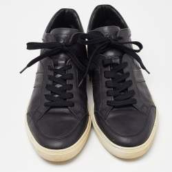 Tod's Midnight Blue Leather Low Top Sneakers Size 42.5