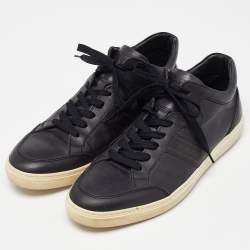Tod's Midnight Blue Leather Low Top Sneakers Size 42.5