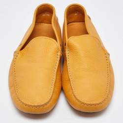مملوكة مسبقًا Tod's Mustard Leather Slip On Loafers Size 44