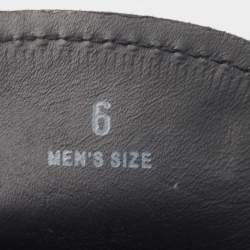 Tod's Black Leather Slip On Espadrilles Flats Size 39.5