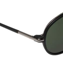 Pre Owned Tom Ford Black/Green Ramone TF149 Aviator Sunglasses