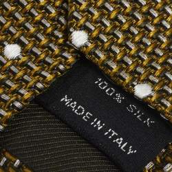 مملوكة مسبقًا Tom Ford Green Silk Jacquard Tie