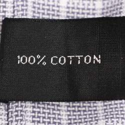 Pre Owned Tom Ford Grey Checkered Cotton Long Sleeve Shirt L