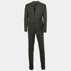 Tom Ford Black Wool Regular Fit Suit L