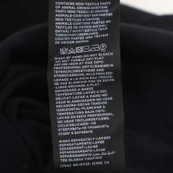 Pre Owned Tom Ford Black Cotton Knit Polo T-Shirt XL