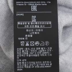 Tom Ford Grey Cotton Knit Polo T-Shirt XL