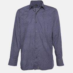 مملوكة مسبقًا Tom Ford Polka Dot Button Front Shirt 44