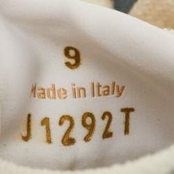 مملوكة مسبقًا Tom Ford James Size 42 Light Blue/Grey Canvas and Suede Low Top Sneakers