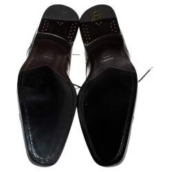 Tom Ford Brown Leather Lace Up Oxfords Size 45