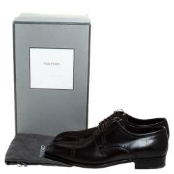 Tom Ford Brown Leather Lace Up Oxfords Size 45