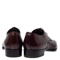 Tom Ford Brown Leather Lace Up Oxfords Size 43