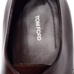 Tom Ford Brown Leather Lace Up Oxfords Size 43
