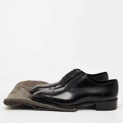 Tom Ford Black Leather Lace Up Oxfords Size 43.5 
