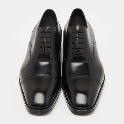 Tom Ford Black Leather Lace Up Oxfords Size 43.5 