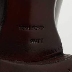 Tom Ford Black Leather Lace Up Oxfords Size 43.5 
