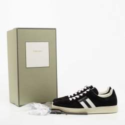 Tom Ford Black Suede Radcliffe Low Top Sneakers Size 41