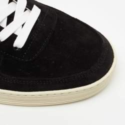 Tom Ford Black Suede Radcliffe Low Top Sneakers Size 41