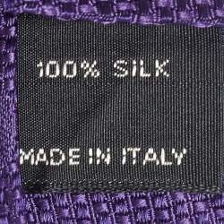 Tom Ford Purple Silk Jacquard Traditional Tie