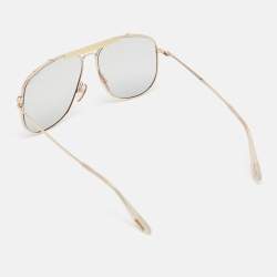 Tom Ford Light Grey/Gold Tone TF55 Connor 02 Aviator Sunglasses