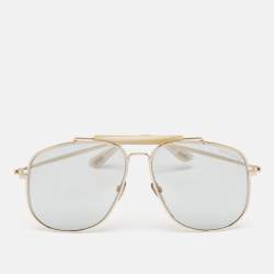 Tom Ford Light Grey/Gold Tone TF55 Connor 02 Aviator Sunglasses