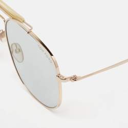 Tom Ford Light Grey/Gold Tone TF55 Connor 02 Aviator Sunglasses
