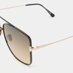 Tom Ford Black Gradient TF838 Reggie Square Sunglasses