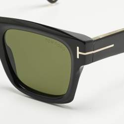 Pre Owned Tom Ford Black TF 1200 Icon Collection Square Sunglasses