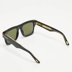 Pre Owned Tom Ford Black TF 1200 Icon Collection Square Sunglasses